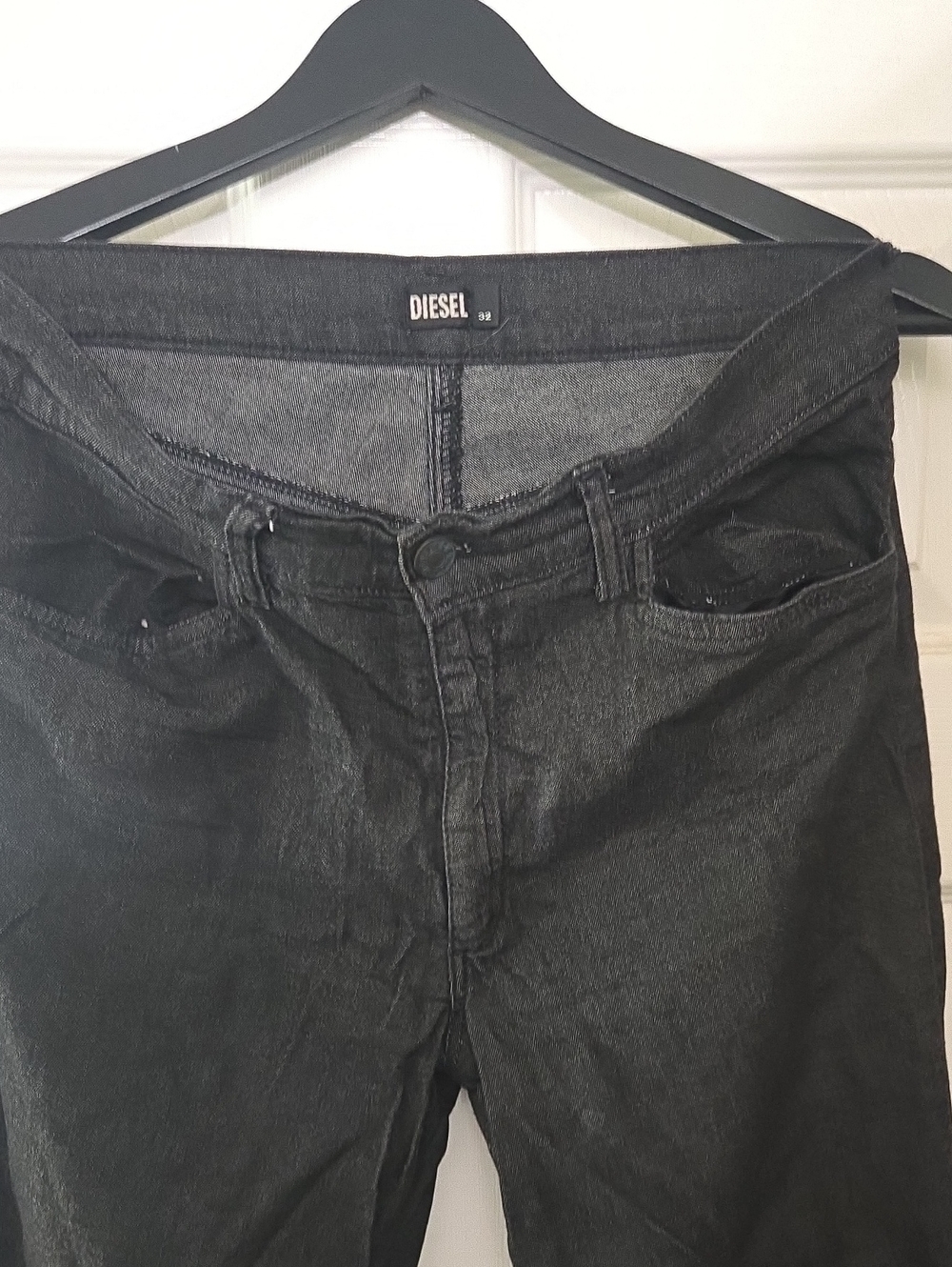 Diesel Black Denim Jeans - Slim Fit Made in Italy